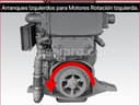 Démarreur pour moteur Detroit Diesel, 24 Volts - LH - Neuf