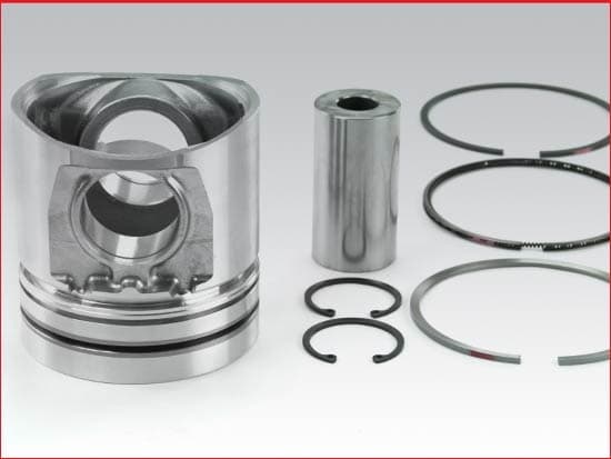 Cummins Piston Kit - 16.5:1 compression ratio (with pin) for 4B, 4BT, 4BTA, 6B, 6BT, 6BTA
