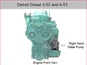 Fresh water pump for Detroit Diesel 3-53, 4-53, 6V53, 8V53.