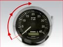 Tachometer 2020 with hourmeter 0-4000 RPM, Electrical 12, 24volts