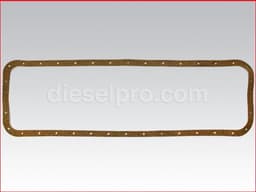 Oil pan gasket for Detroit Diesel engine 6-71