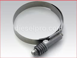 Clamp for Detroit Diesel intercooler, 3 X 2 3/4 inch red hose