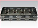 Cylinder head with valves rebuilt for Detroit Diesel engine