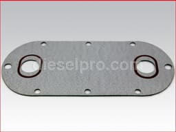 Oil cooler gasket.