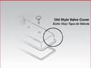Rocker cover gasket for Detroit Diesel engine
