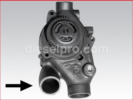 Detroit Diesel Water Pump for 6V71, 6V92, 8V71, 8V92 - Rebuilt