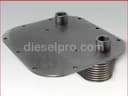Detroit Diesel Oil Cooler - 12 Plates with Nipples