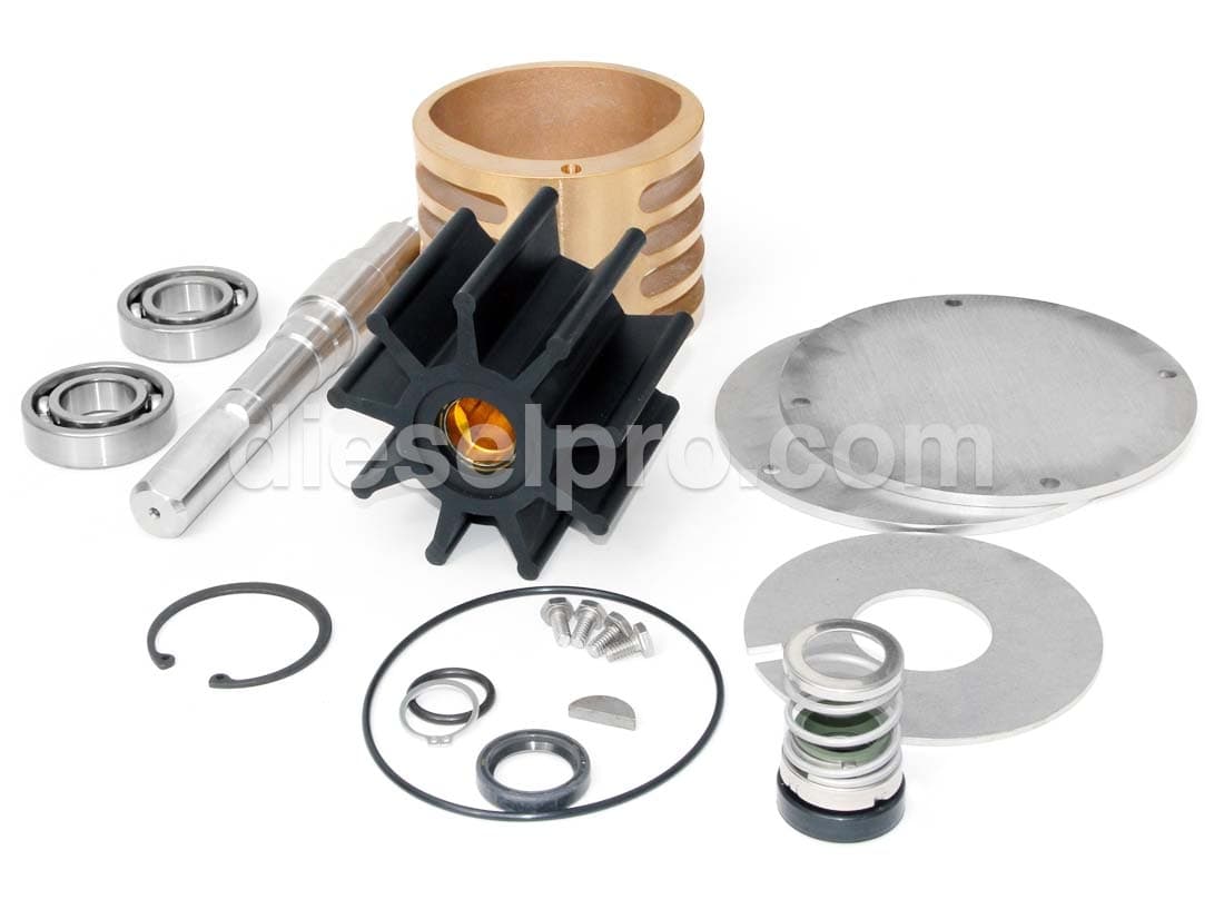 Kit de réparation de pompe à eau brute Detroit Diesel avec arbre pour 12V71TI, 12V92TA, 8V149, 12V149 et 16V149
