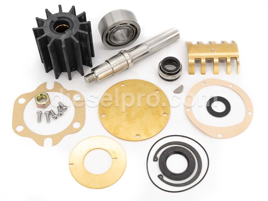 Kit de réparation de pompe à eau brute Detroit Diesel pour 6-71, 8V71, 8V53, 12V71, 6V92, 8V92