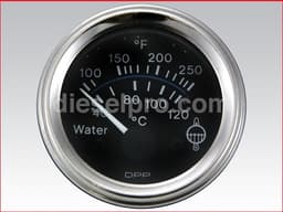 Engine water temperature gauge - Electrical 24 volts 0 to 250 Dgr.
